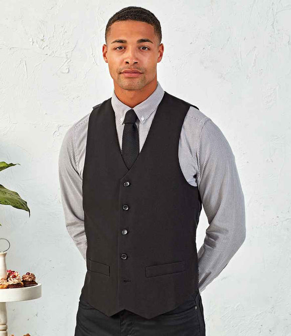 Premier Lined Waistcoat | Black