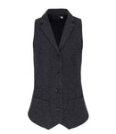 Premier Ladies Herringbone Waistcoat-5