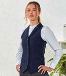 Premier Ladies Herringbone Waistcoat-1
