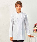 Premier Ladies Long Sleeve Chef's Jacket-2
