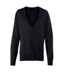 Premier Ladies Cotton Acrylic V Neck Cardigan-1