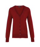 Premier Ladies Cotton Acrylic V Neck Cardigan-10