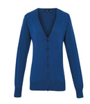 Premier Ladies Cotton Acrylic V Neck Cardigan-4