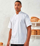 Premier Essential Short Sleeve Chef's Jacket-3