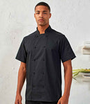Premier Coolchecker Short Sleeve Chef's Jacket-2