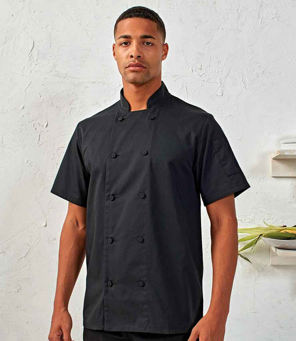 Premier Coolchecker Short Sleeve Chef's Jacket