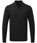 Premier  Essential Unisex Long Sleeve Polo Shirt-2
