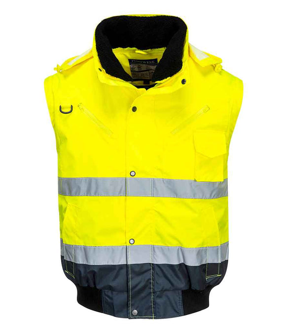 Portwest 3-in-1 Hi-Vis Bomber Jacket