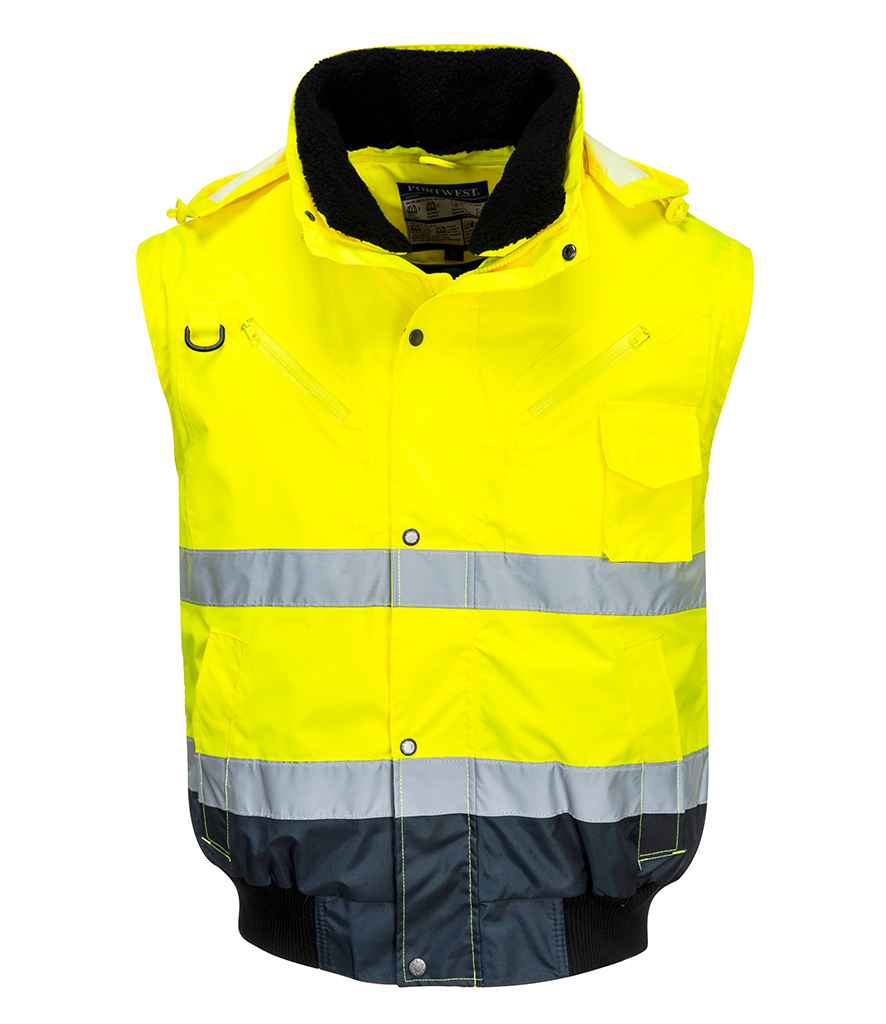 Portwest 3-in-1 Hi-Vis Bomber Jacket