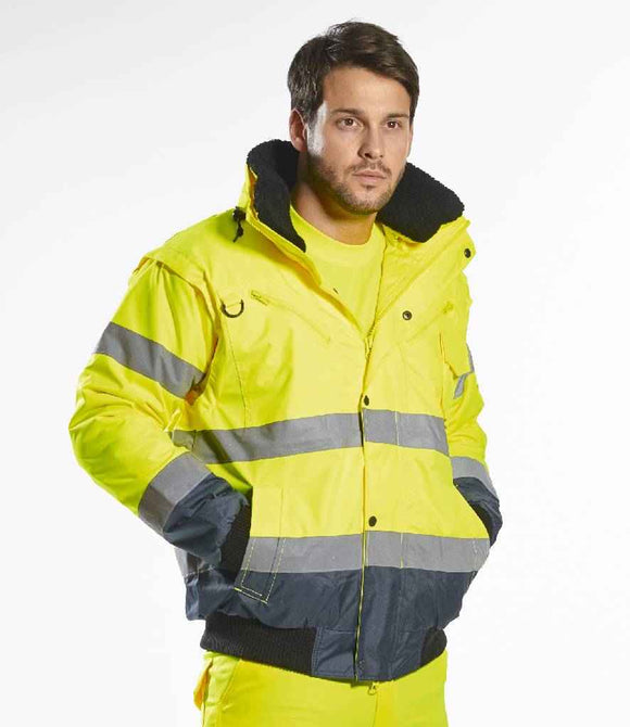 Portwest 3-in-1 Hi-Vis Bomber Jacket