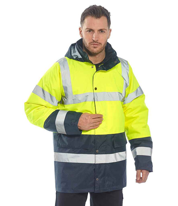 Portwest Hi-Vis Contrast Traffic Jacket