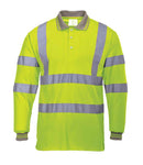Portwest Hi-Vis Long Sleeve Polo Shirt-4