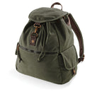 Quadra Vintage Canvas Backpack-4