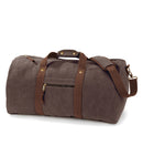 Quadra Vintage Canvas Holdall-3