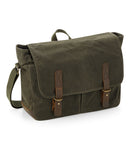 Quadra Heritage Waxed Canvas Messenger-2