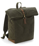 Quadra Heritage Waxed Canvas Backpack-2