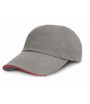 Result Low Profile Heavy Brushed Cotton Cap with Sandwich Peak-6