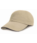 Result Low Profile Heavy Brushed Cotton Cap with Sandwich Peak-2