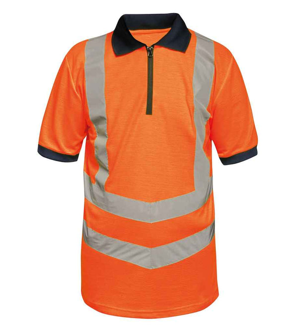 Regatta High Visibility Pro Contrast Pique Polo Shirt