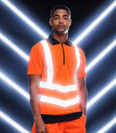 Regatta High Visibility Pro Contrast Pique Polo Shirt-2