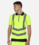 Regatta High Visibility Pro Contrast Pique Polo Shirt-5