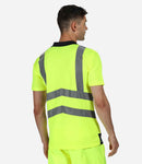 Regatta High Visibility Pro Contrast Pique Polo Shirt-6