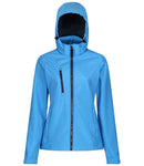 Regatta Ladies Venturer Three Layer Hooded Soft Shell Jacket-6