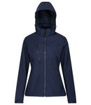 Regatta Ladies Venturer Three Layer Hooded Soft Shell Jacket-9