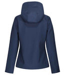 Regatta Ladies Venturer Three Layer Hooded Soft Shell Jacket-8