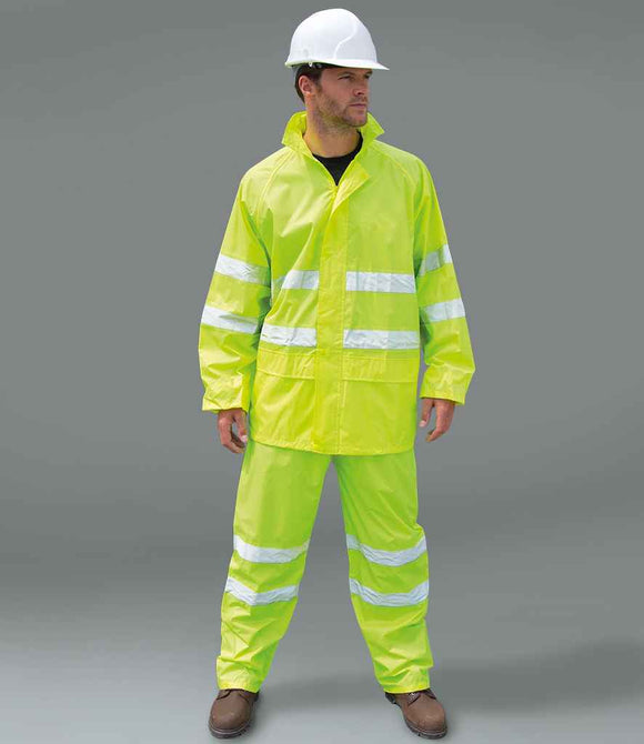 Result Safe-Guard Hi-Vis Waterproof Suit | Yellow