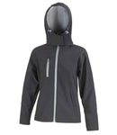 Result Core Ladies Hooded Soft Shell Jacket-2