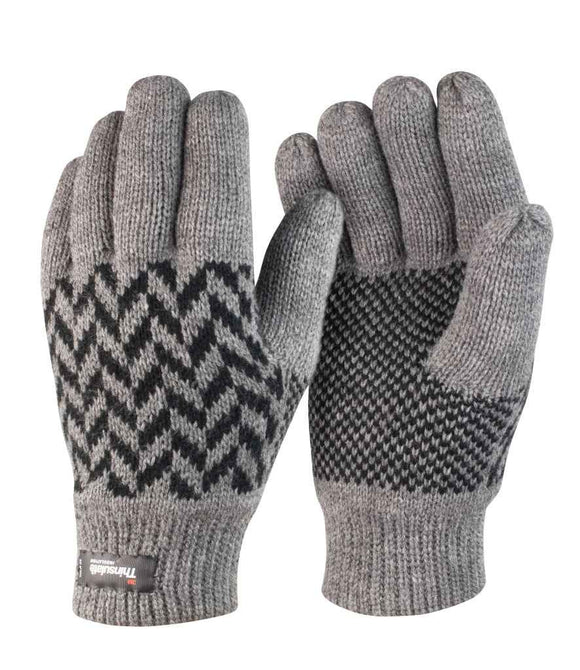 Result Pattern Thinsulate Gloves