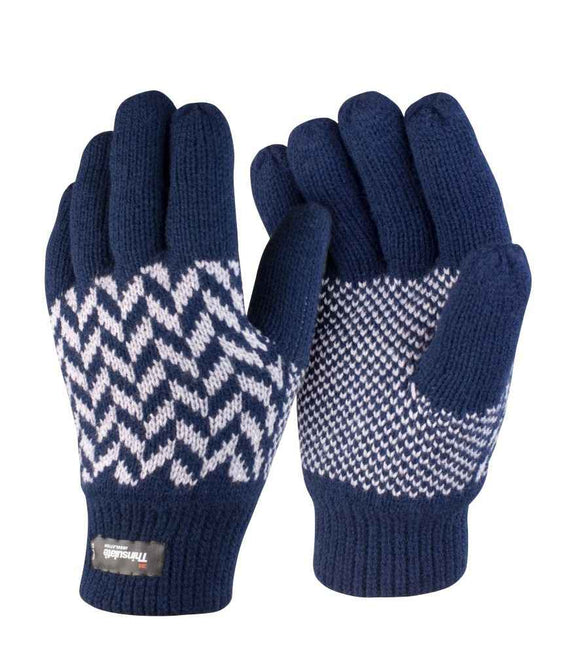 Result Pattern Thinsulate Gloves