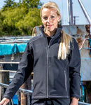 Result Work-Guard Ladies Treble Stitch Soft Shell Jacket-2
