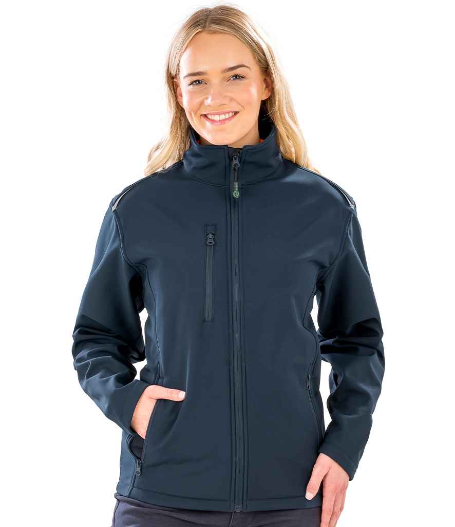 Result Genuine Recycled Ladies Three Layer Printable Soft Shell  Jacket