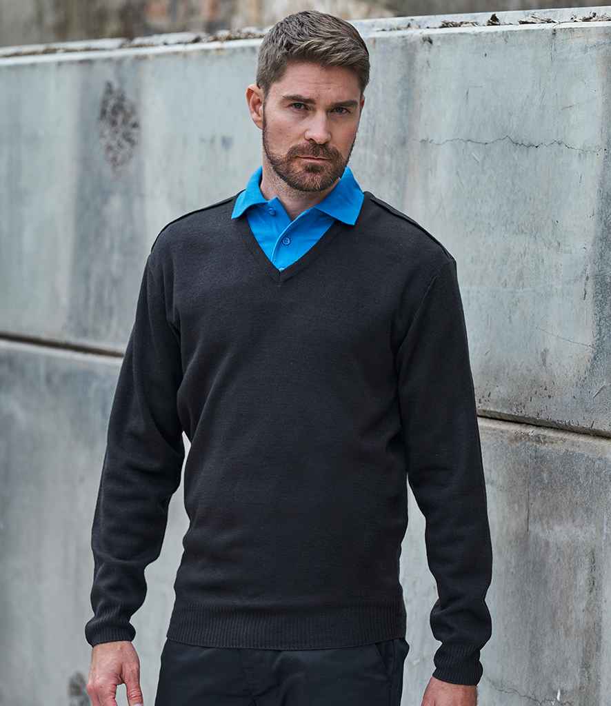 Pro RTX Pro Acrylic V Neck Sweater