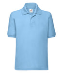 Fruit of the Loom Kids Poly/Cotton Pique Polo Shirt-18