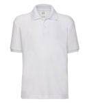 Fruit of the Loom Kids Poly/Cotton Pique Polo Shirt-19