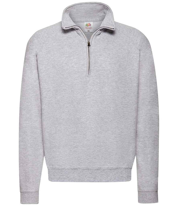 Fruit of the Loom Classic Zip Neck Sweatshirt