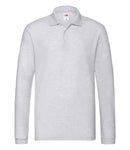 Fruit of the Loom Premium Long Sleeve Cotton Pique Polo Shirt-10