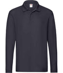 Fruit of the Loom Premium Long Sleeve Cotton Pique Polo Shirt-7