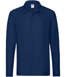 Fruit of the Loom Premium Long Sleeve Cotton Pique Polo Shirt-8