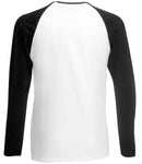 Fruit of the Loom Contrast Long Sleeve Baseball T-Shirt-5