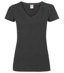 Fruit of the Loom Lady Fit Value V Neck T-Shirt-4