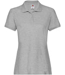 Fruit of the Loom Lady-Fit Premium Cotton Pique Polo Shirt-3
