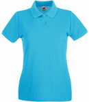 Fruit of the Loom Lady-Fit Premium Cotton Pique Polo Shirt-3