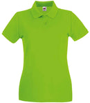 Fruit of the Loom Lady-Fit Premium Cotton Pique Polo Shirt-12