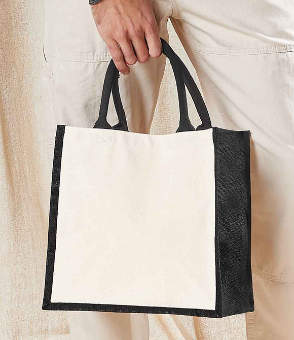 Westford Mill Printers Midi Jute Tote