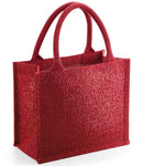 Westford Mill Shimmer Jute Mini Gift Bag | Natural Gold-3