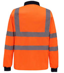 Yoko Hi-Vis Long Sleeve Polo Shirt-2
